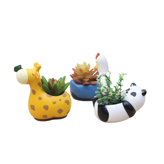 Animal succulent small pots
