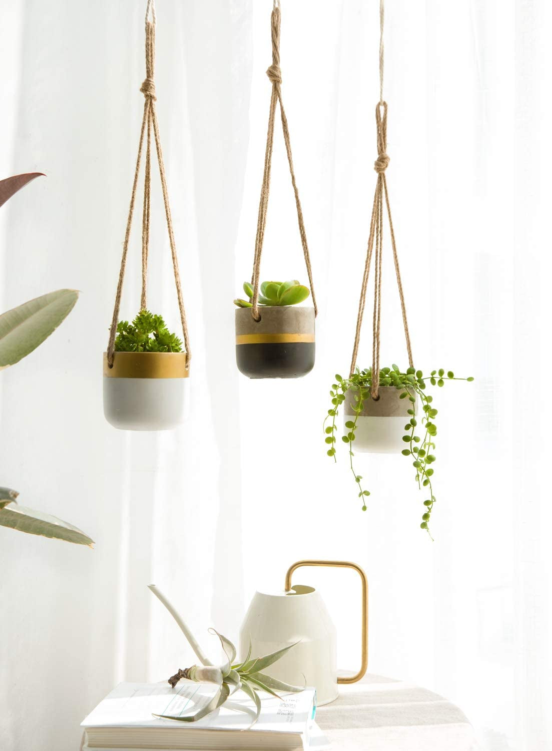  Mini Cute Succulent Hanging Pots