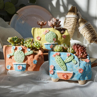 Colorful Succulent Pots