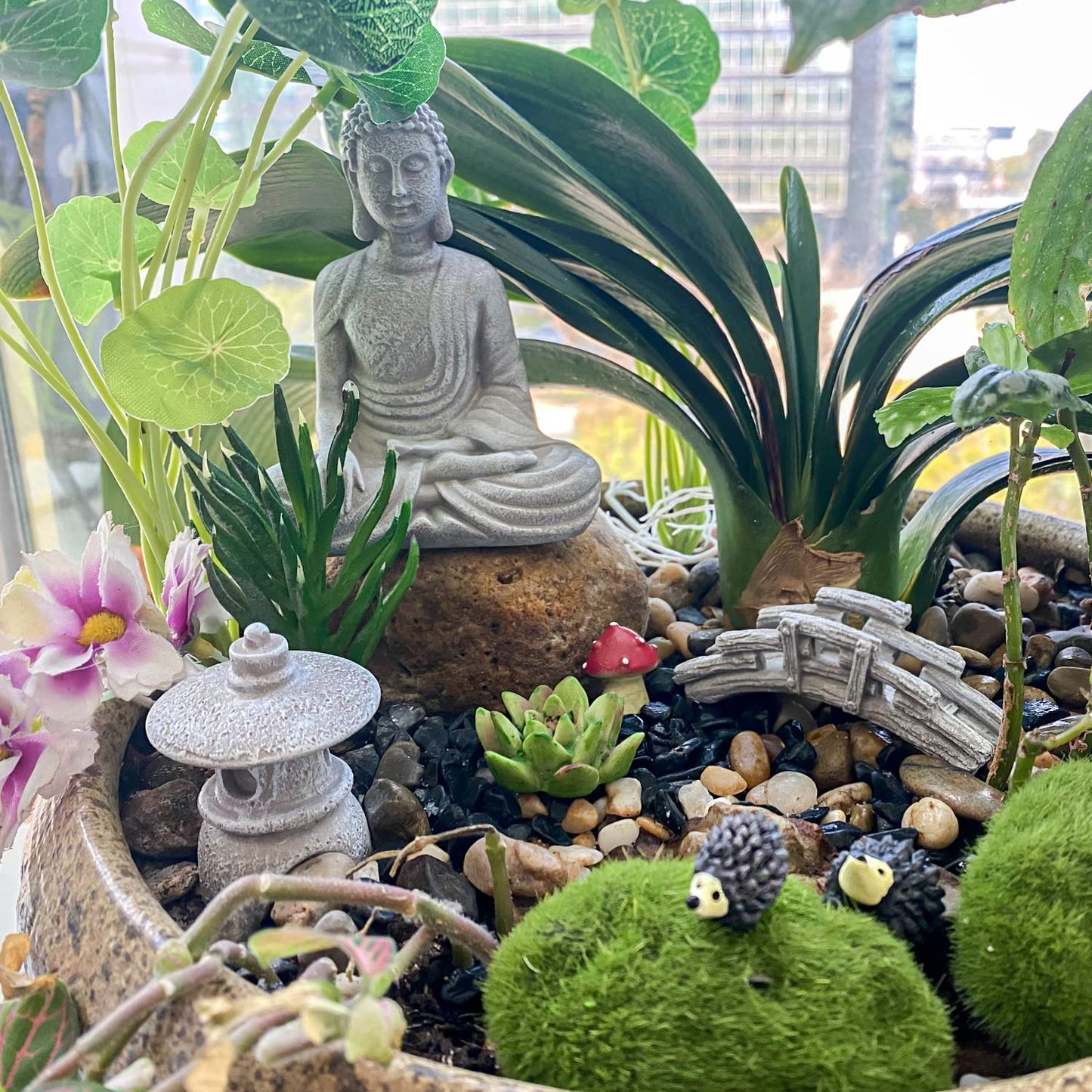 Buddha Terrarium Zen Garden Accessories