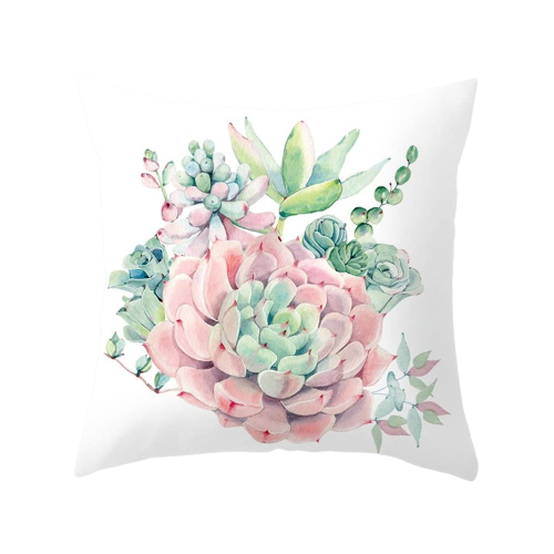 Succulent Throw Pillow Cover