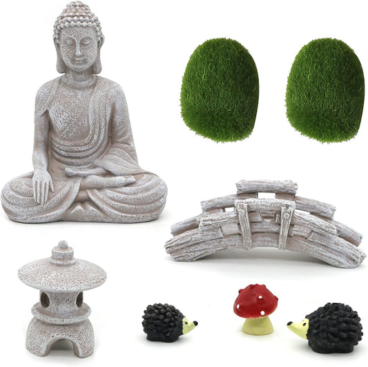 Buddha Terrarium Zen Garden Accessories