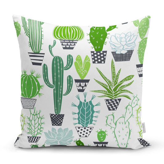 Coloruful Succulent Pillow Cover